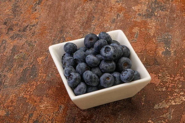 Ripe sweet tasty natural blueberries heap