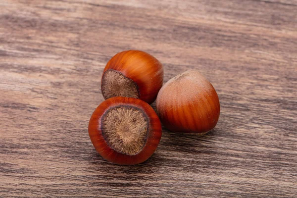 Hazelnoot Hoop Geïsoleerd Natuurlijke Achtergrond — Stockfoto