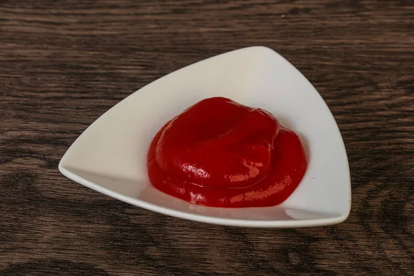 Smaklig Tomat Ketchup Skålen — Stockfoto