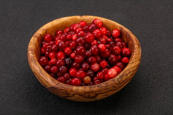 Sweet Tasty Organic Cranberry Bowl — Stock Photo, Image