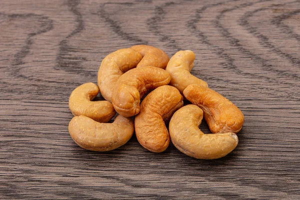 Natural Organic Brown Cashew Nut Heap — Stock Photo, Image