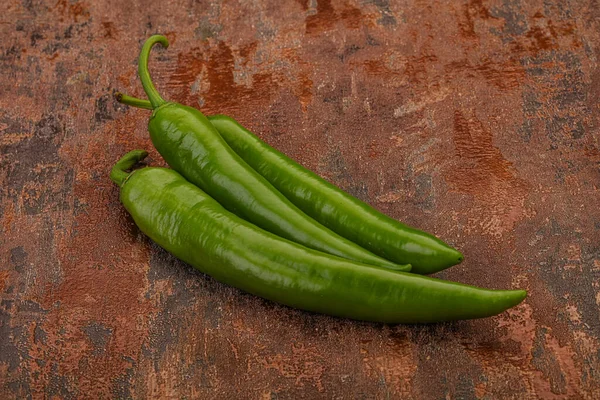 Спелые Вкусные Острый Зеленый Перец Галапенджо — стоковое фото