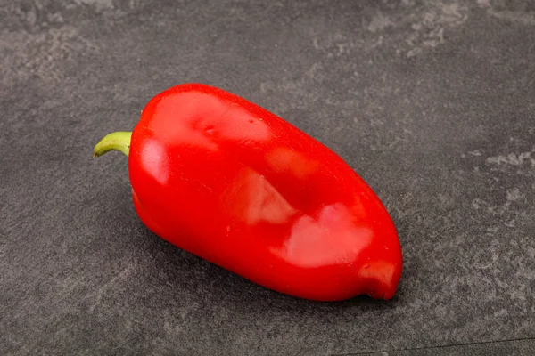 Sweet Red Bell Bulgarian Pepper Isolated — Stock Photo, Image