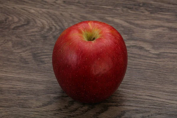 Enkel Röd Söt Välsmakande Äppelfrukt — Stockfoto