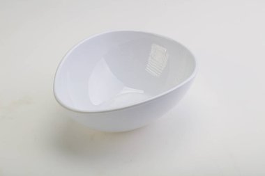 İzole edilmiş servis için beyaz leke kasesi