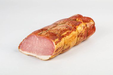 Atıştırmalık olarak nefis füme domuz eti.