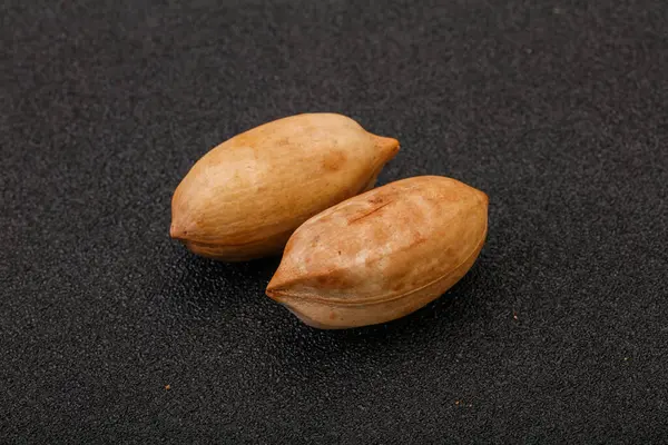 Lekkere Zoete Pecannoten Hoop Geïsoleerd — Stockfoto