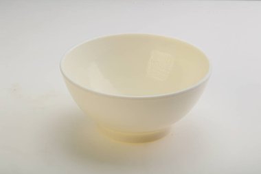 İzole edilmiş servis için beyaz leke kasesi