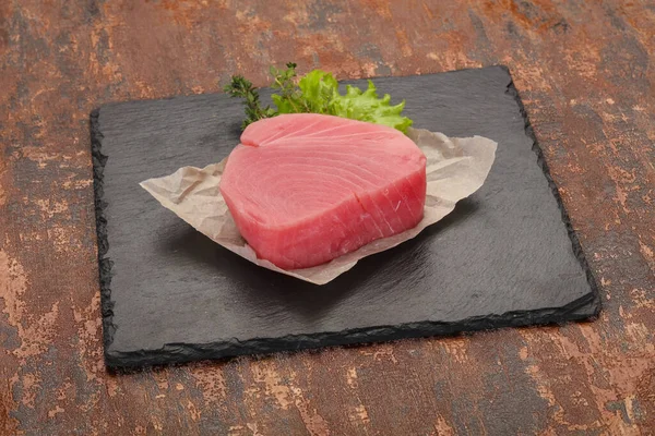 Rauwe Tonijnsteak Klaar Koken — Stockfoto