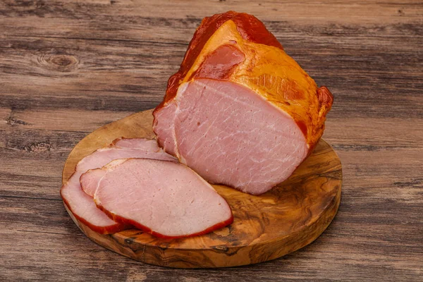 Geräucherter Schweinelöwe Mit Gewürzen Und Kräutern — Stockfoto