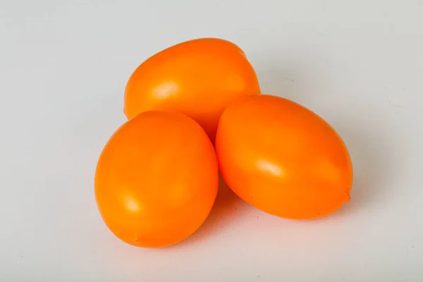 Wenige Gelbe Reife Leckere Tomaten Gemüse — Stockfoto