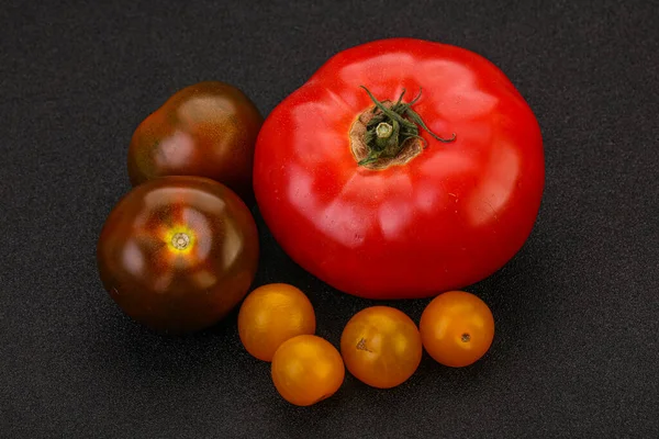 Miscela Matura Pomodoro Rosso Giallo Cumato — Foto Stock