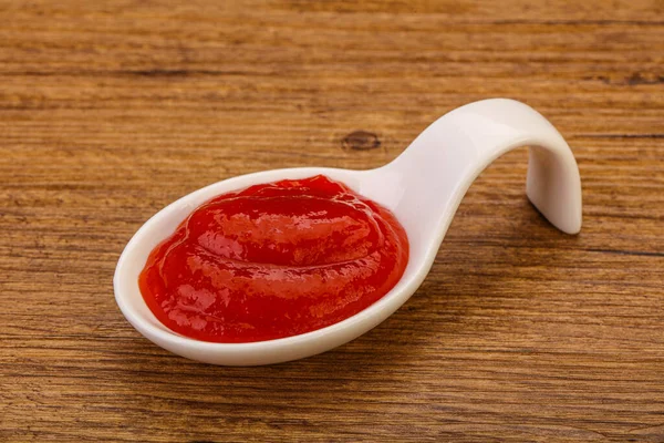 Mexican Hot Chili Sriracha Sauce Bowl — Stock Photo, Image