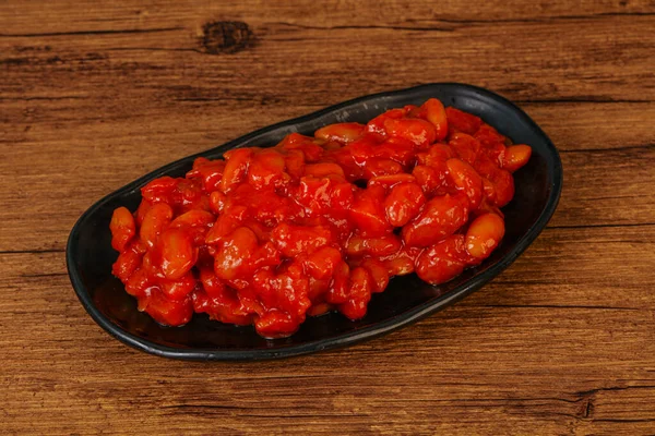 Domates soslu ve biberli fırında böbrek.