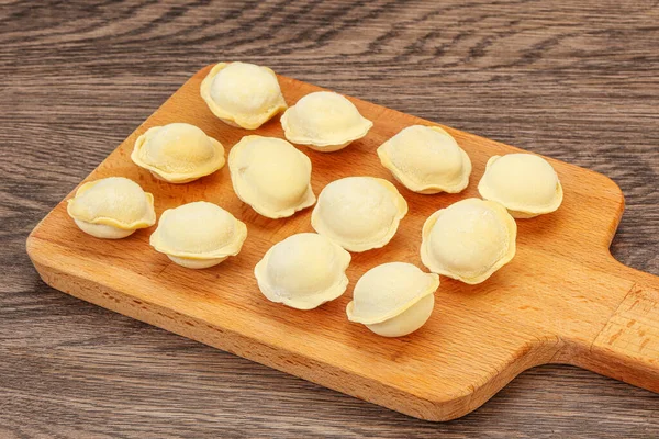 Rohe Fleischknödel Über Bord Zum Kochen — Stockfoto