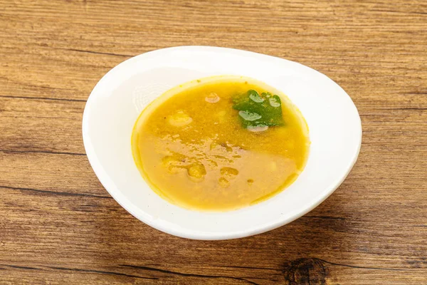 Sopa Ervilha Com Carne Defumada Legumes — Fotografia de Stock