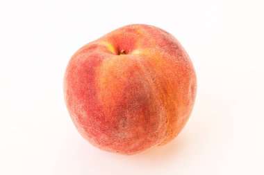 Taze olgun tatlı ve lezzetli şeftali meyvesi