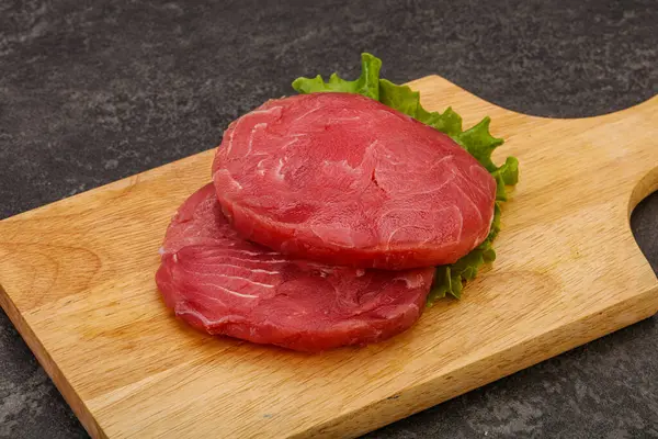 Raw Tuna Fish Steak Grill — Stock Photo, Image