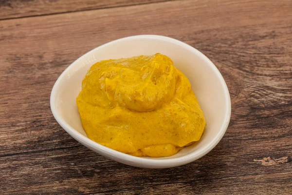 Arôme Asiatique Sauce Curry Dans Bol — Photo