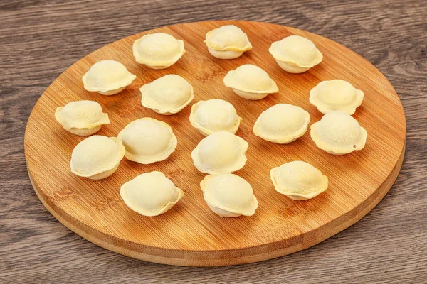 Dumplingar Rått Kött För Matlagning — Stockfoto