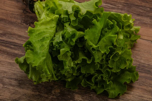 Cocina Vegana Lechuga Verde Ensalada Montón Hojas — Foto de Stock