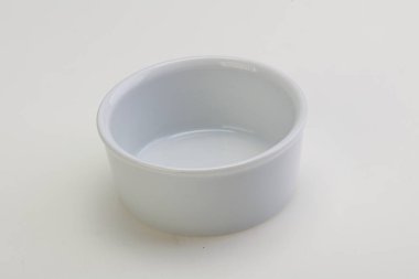 İzole edilmiş servis için beyaz leke kasesi