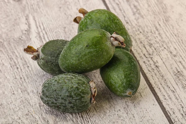 Tropisch Groen Zoet Biologisch Fruit Feijoa — Stockfoto