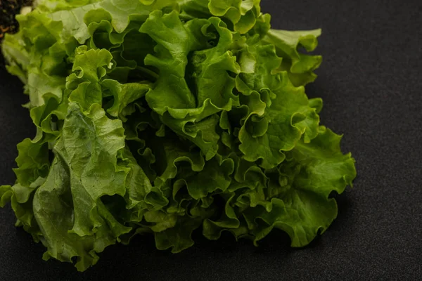 Cuisine Végétalienne Feuilles Salade Laitue Verte — Photo