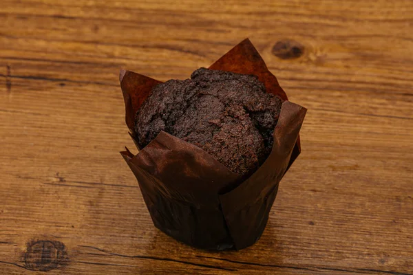 Chutné Sladké Čokoládové Muffin Snack Pekárna — Stock fotografie