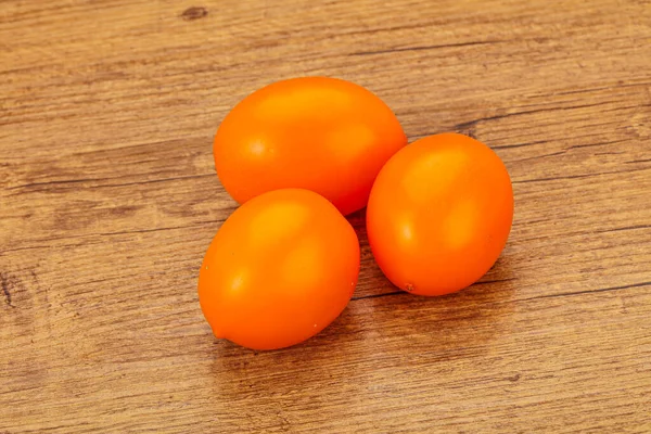 Lekkere Groenten Gele Tomatenhoop Achtergrond — Stockfoto