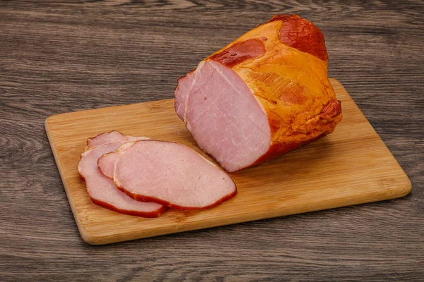 Geräucherter Schweinelöwe Mit Gewürzen Und Kräutern — Stockfoto