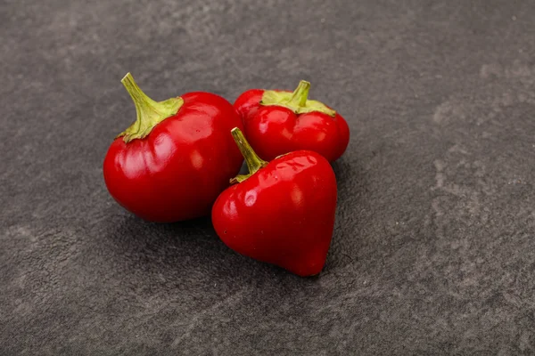 Pimienta Roja Picante Picante Cereza — Foto de Stock