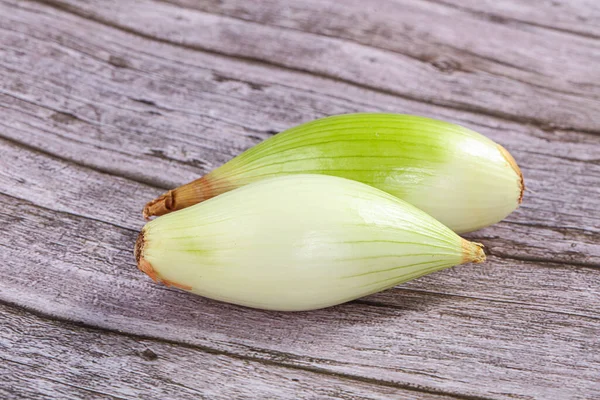 Cebolla Chalota Madura Sabrosa Para Cocinar — Foto de Stock