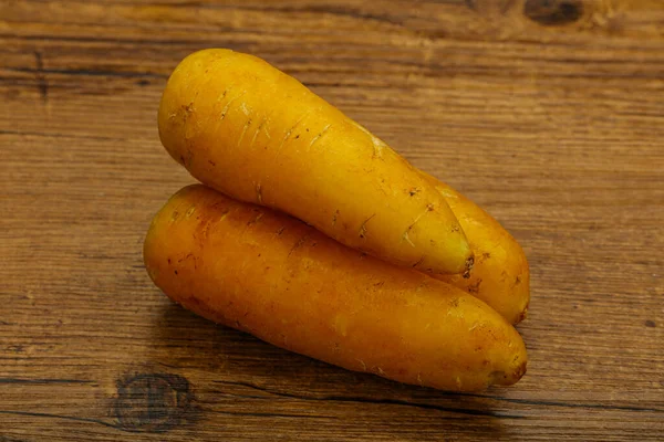 Natural Vegan Food Raw Yellow Carrot — Stock Photo, Image