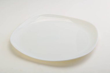 İzole edilmiş servis için beyaz proclean plaka