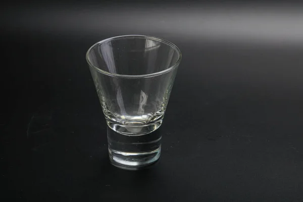 Empty Glass Vine Water Isolated — Stock Photo, Image