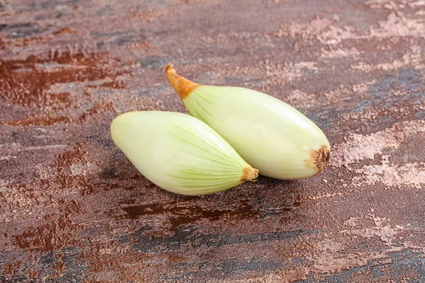 Cebolla Chalota Madura Sabrosa Para Cocinar — Foto de Stock