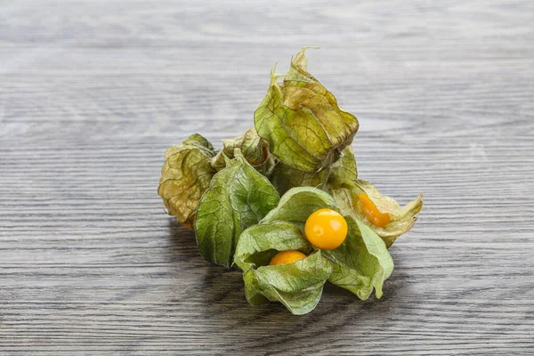 Baya Madura Sabrosa Physalis Para Servir Postre — Foto de Stock