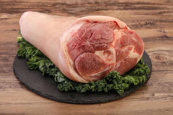 Rohe Große Schweinshaxe Zum Kochen — Stockfoto