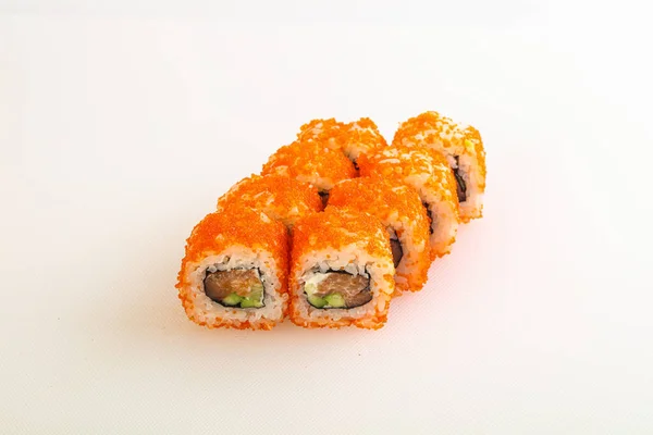 Japanese Tradtional Roll Salmon Nori Rice — Stock Photo, Image