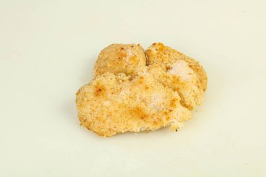 Kızarmış sıcak, çıtır çıtır domuz şnitzel. 