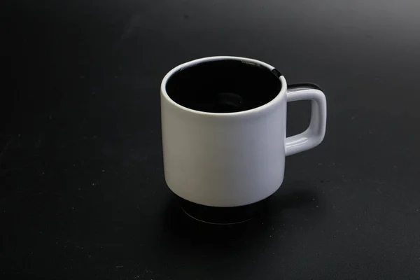 Üres Csésze Tea Vagy Kávé Izolált — Stock Fotó