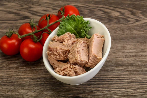 Sabroso Filete Atún Enlatado Bowl — Foto de Stock