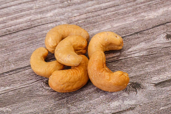 Natural Organic Brown Cashew Nut Heap — Stock Photo, Image