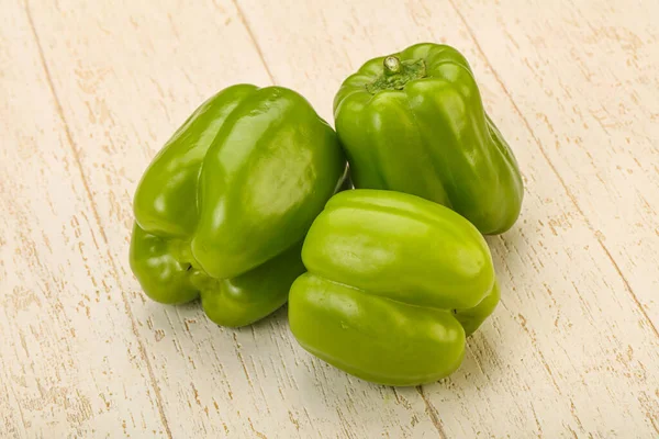 Grüner Paprika Gemüsehaufen — Stockfoto