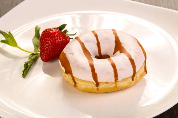 Sweet Glaze Cundy Donut Chocolate — Stock Photo, Image