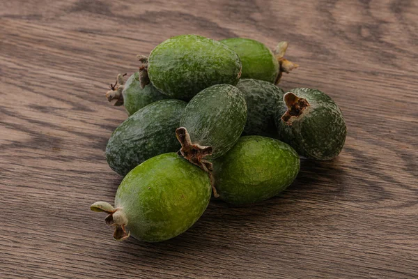 Tropisch Grüne Süße Bio Frucht Feijoa — Stockfoto