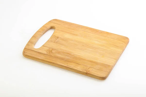 Bambus Holzbrett Für Küchenutensilien — Stockfoto