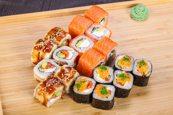 Cucina Giapponese Sushi Roll Set Mix — Foto Stock