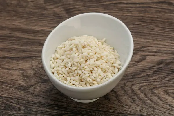 Risotto Için Çiğ Talyan Arborio Pilavı — Stok fotoğraf